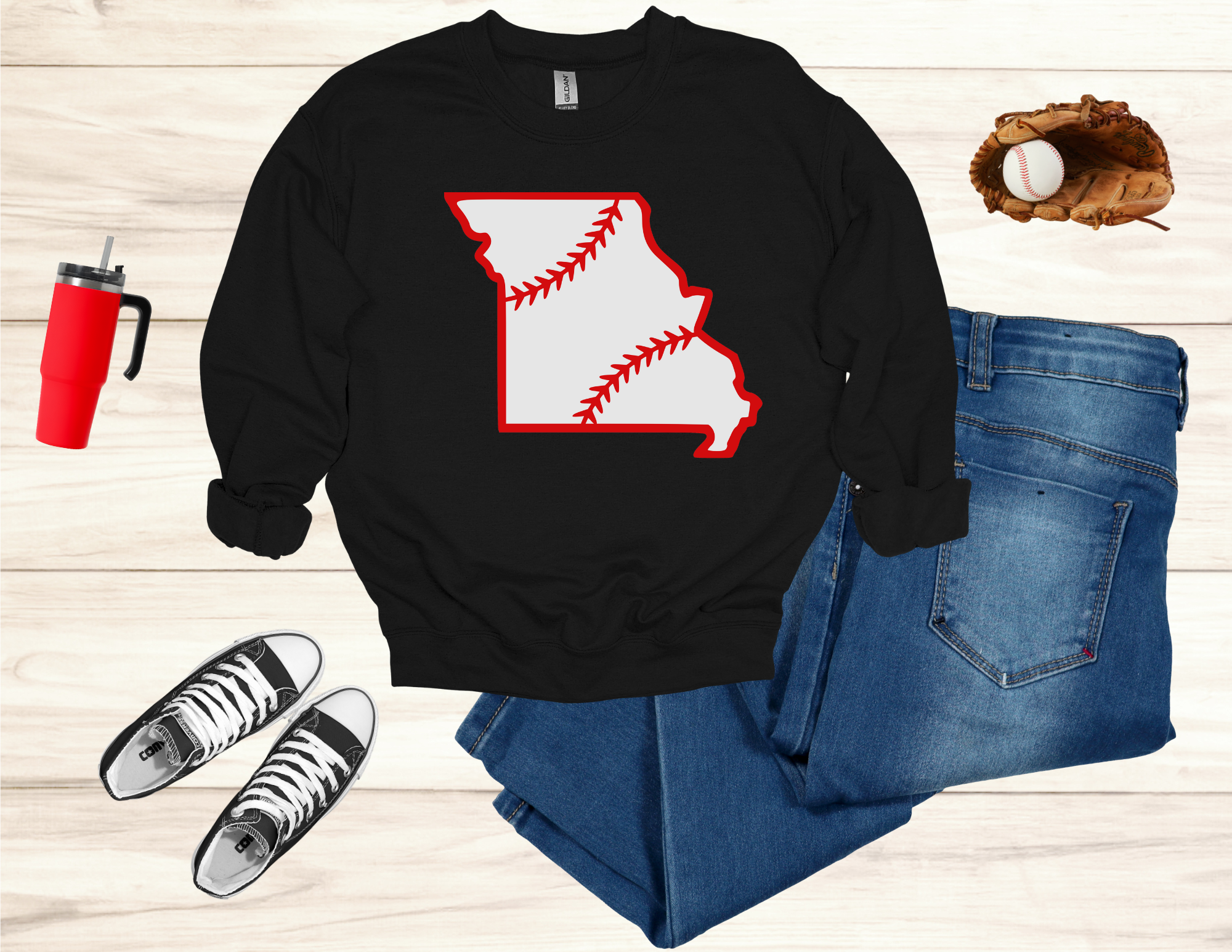 Baseball Missouri Crewneck