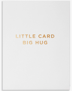 Little Card Big Hug - Lagom Friendship Card