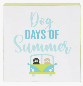 Dog Days of Summer Shelf Block