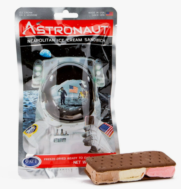 Astronaut Neapolitan Ice Cream Sandwich, Freeze Dried