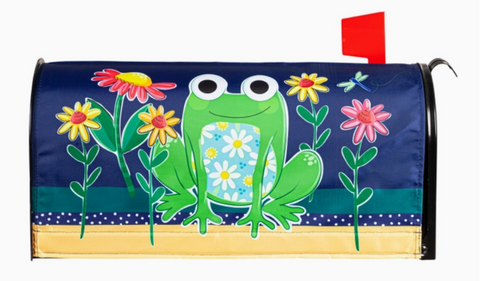 Welcome Friends Frog Mailbox Cover