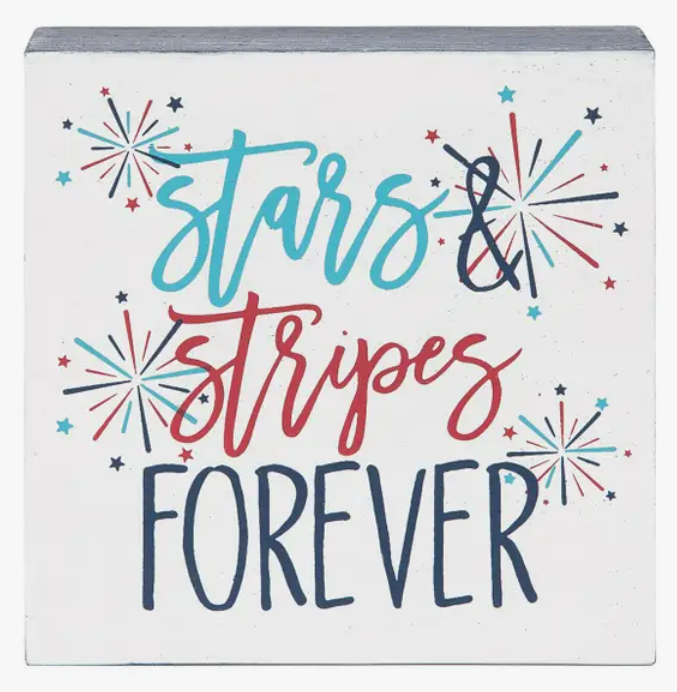 Star & Stripes Forever Shelf Block