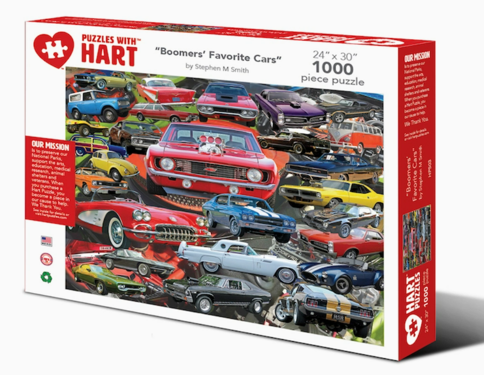 Boomers' Favorite Cars Puzzle by Steve Smith