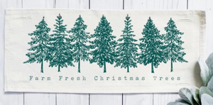 Farm Fresh Evergreen Christmas Panel