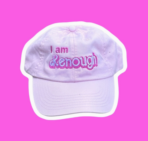 I am Kenough Dad Hat - Pink Â - Ken and Barbie