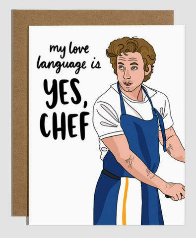 Yes Chef Love Language Card