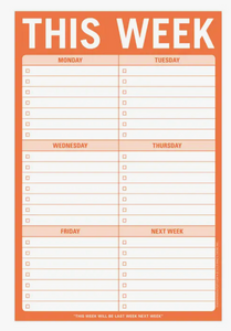 This Week Pad (Orange)