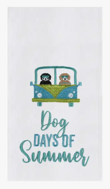 Dog Days of Summer Kitchen Towel