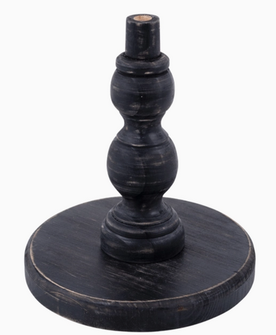 Black Wood Base for Toppers