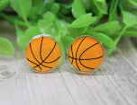 Basketball Stud Earrings