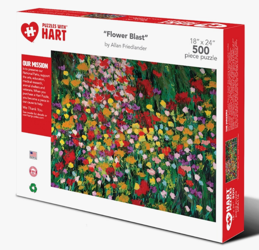 Flower Blast by Allan Friedlander Puzzle