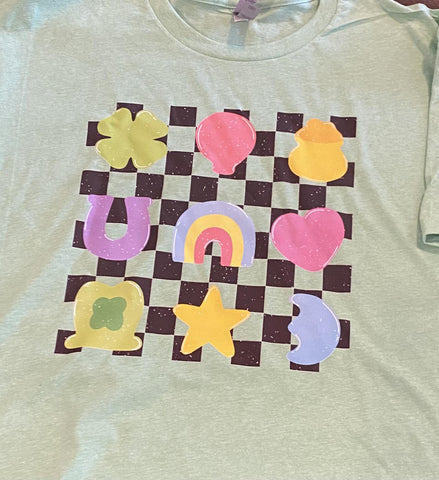 Checkerboard Lucky Charms Shirt