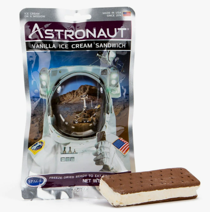 Astronaut Vanilla Ice Cream Sandwich, Freeze Dried