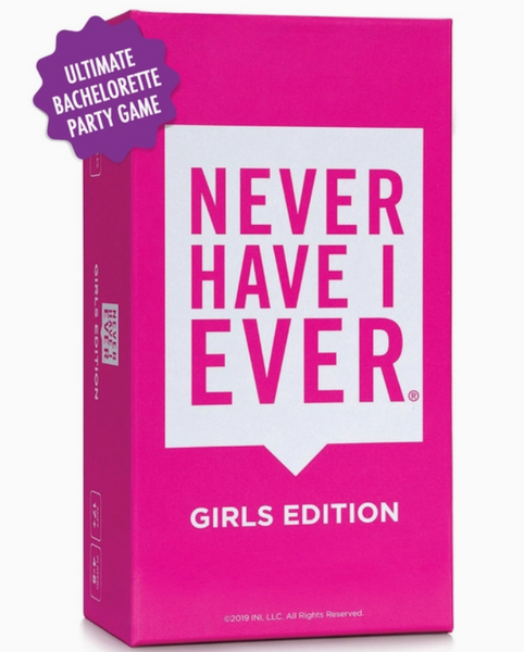 Never Have I Ever, Girls and Bachelorette Party Card Game