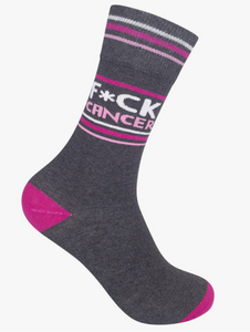 F*CK Cancer Socks - Pink