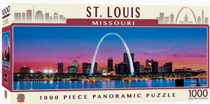 St. Louis Downtown Skyline 1000 Piece Panoramic Puzzle