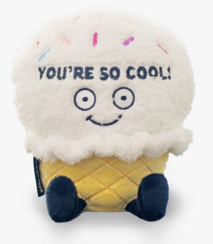 "You're So Cool!" Plush Ice Cream Cone