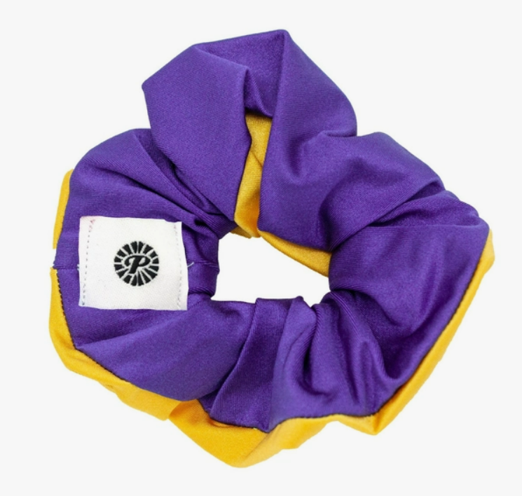 Scrunchie: Purple/Yellow Gold