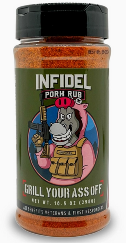 Infidel Pork Rube - Seasoning, Spices, BBQ, Sweet & Spicy