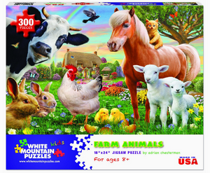Farm Animals - 300 Piece Jigsaw Puzzle