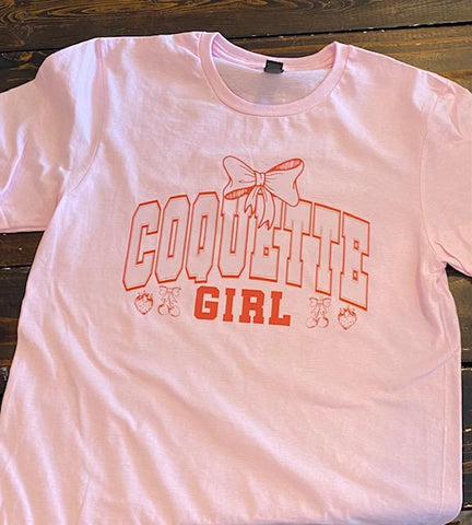 Coquette Girl Short Sleeve T-Shirt