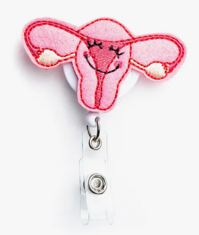 Uterus Badge Reel Holder