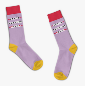 Let's Fucking Go Friendship Bracelet Socks