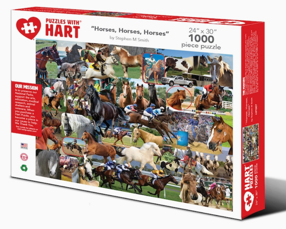 Horses, Horses, Horses Puzzle by Steve Smith