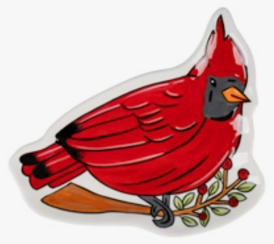 Red Bird Trinket Tray