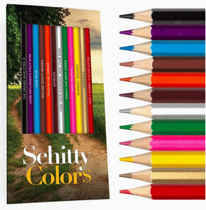 Schitty Colors Colored Pencils for Fans of Schitt's Creek