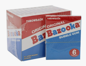 Bazooka Throwback Bubble Gum Wallet