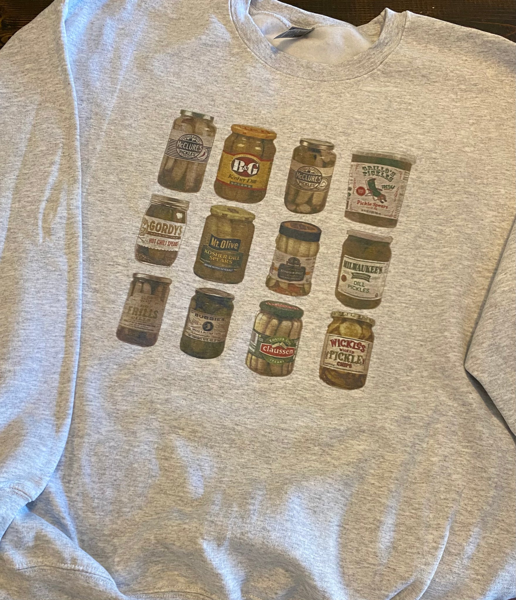 Vintage Pickle Jars Sweatshirt