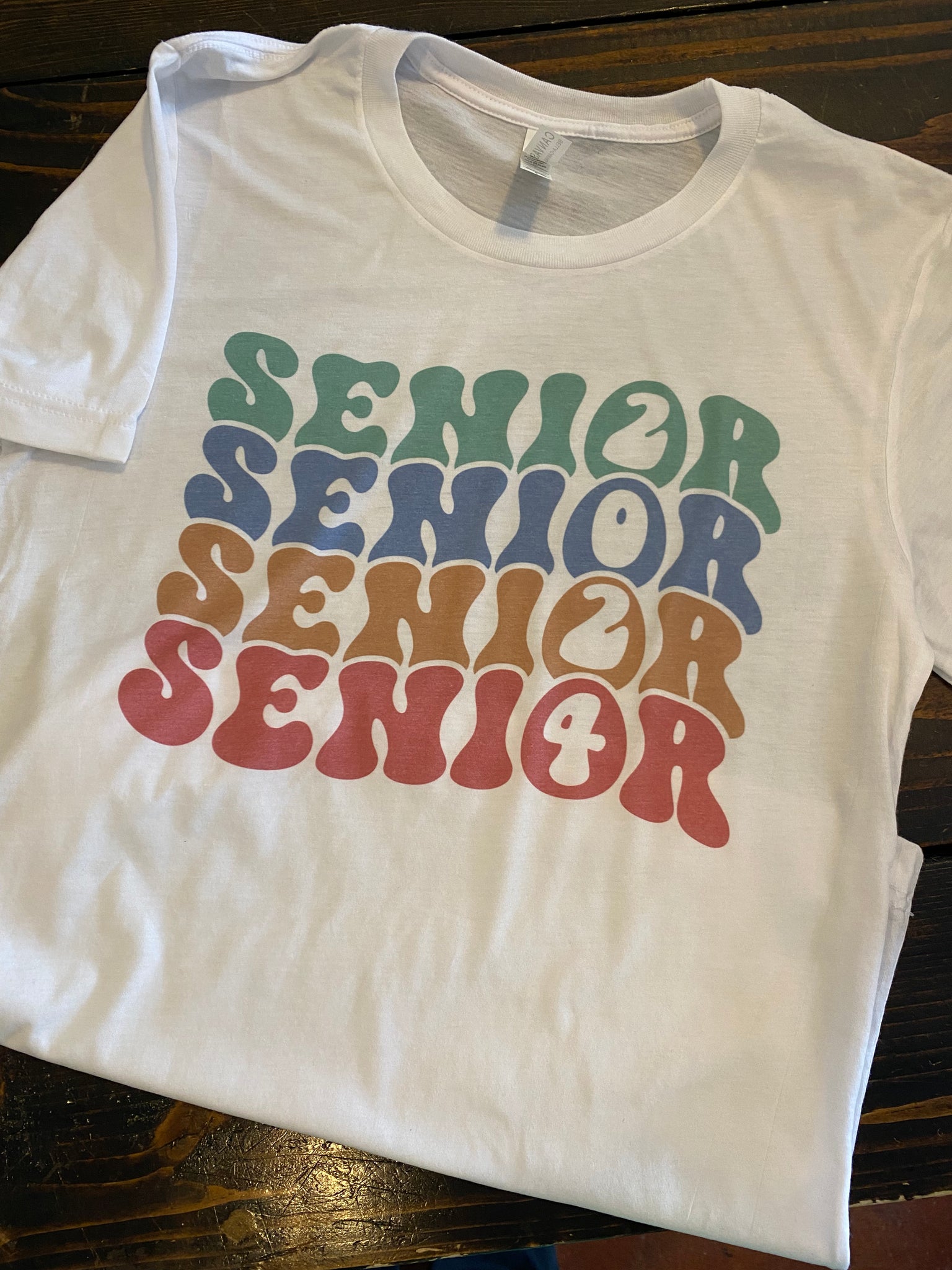 Senior 2024 Retro Short Sleeve Shirt