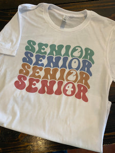 Senior 2024 Retro Short Sleeve Shirt