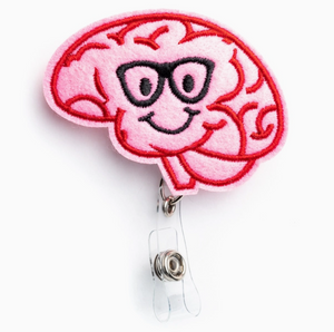 Brain - Nurse Badge Reel Holder