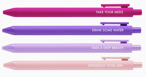 Self-Care Gel Pen Set