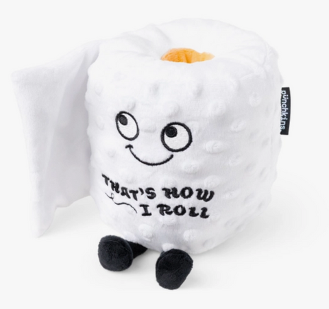 "That's How I Roll" Novelty Plush Toilet Paper Gift