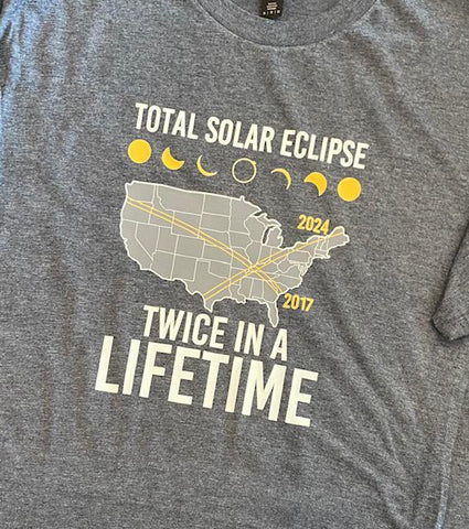Twice in a Lifetime Solar Eclipse Tshirt