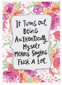 Authentically Myself - Curly Girl Everyday Greeting Card