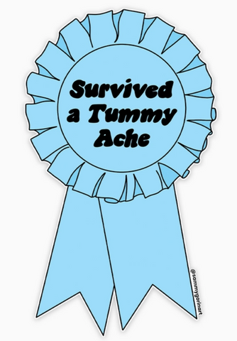 Survived a Tummy Ache Sticker