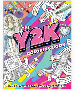 Y2K 2000s Pop Music Coloring Book