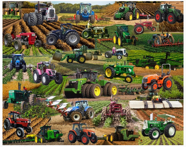 Tractors Puzzle by Steve Smith