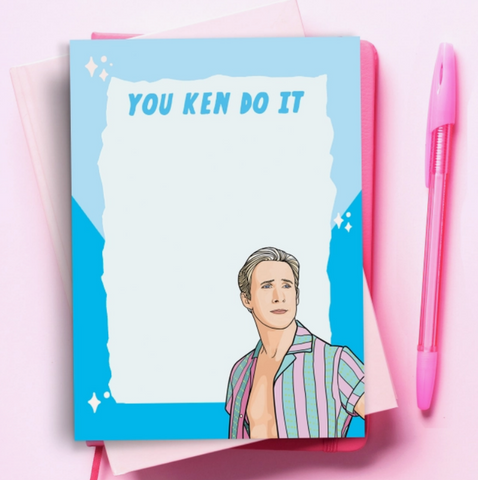 You Ken Do It - Barbie Funny Notepad Ken To Do List