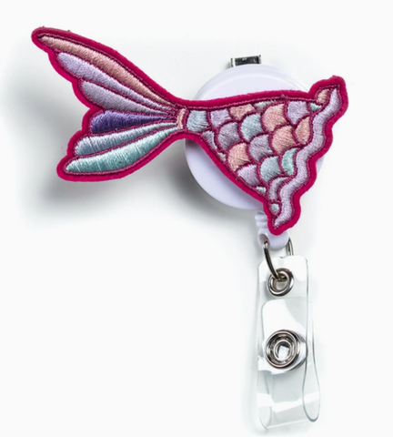 Mermaid Tail | Nurse & Teacher Badge Reel Holder