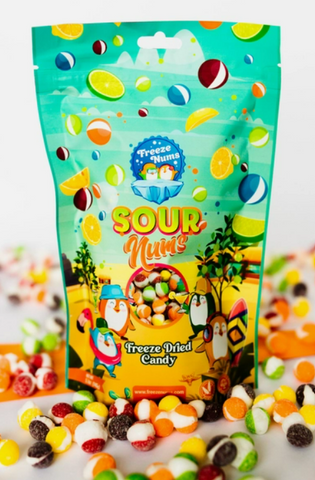 Freeze Num Sour Nums Freeze Dried Candy