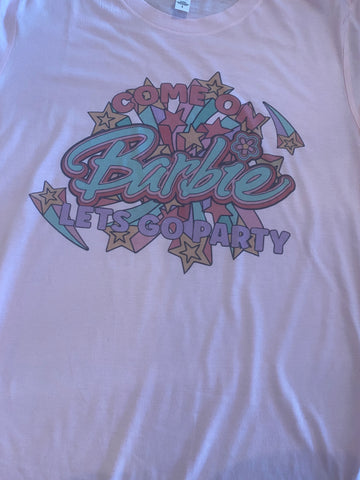 Come on Barbie, Let's Go Party Short Sleeve Shirt