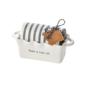 Take a Loaf Off Mini Baker & Towel Set