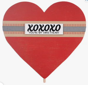 XOXO Heart Topper