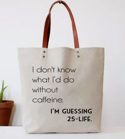 Caffeine Tote Bag