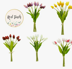 18" Faux Tulip Bud Bouquet